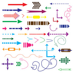set of arrows