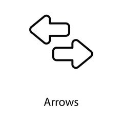 Arrows icon design stock illustration