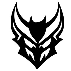 black and white of icon shape