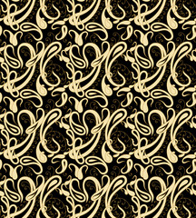 Traditional Asian paisley pattern design.