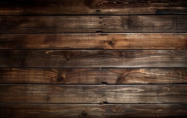 Naklejka premium Wooden plank background, wooden texture, Generative AI