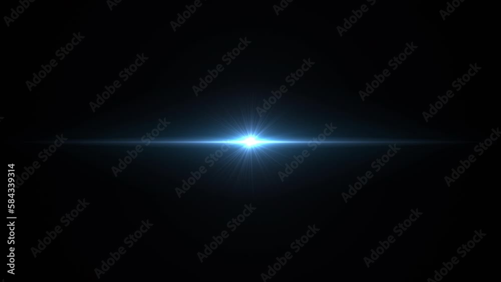 Canvas Prints blue glow light streak animation background