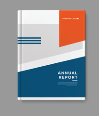 Fototapeta na wymiar business annual report template cover design