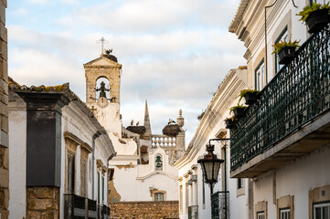 Fototapeta na wymiar Storks Tower, Faro Algarve