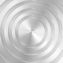 Obraz premium Silver metal background. Brushed metallic texture. 3d rendering