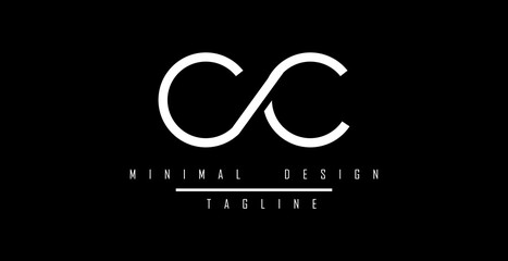CC Minimal Logo Design