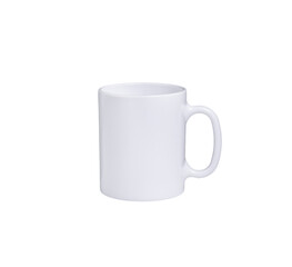 white cup isolated
