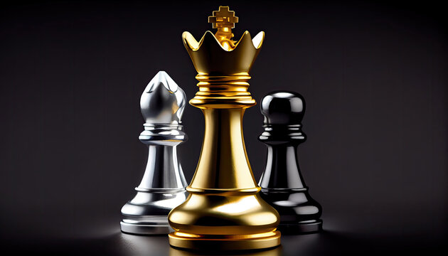 Gold Chess King Figure Wallpaper – Myindianthings