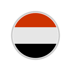 Yemen flags icon set, Yemen independence day icon set vector sign symbol