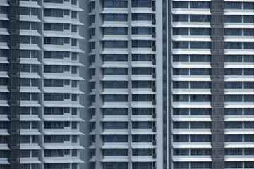 Full frame shot of modern building in Kuala Lumpur