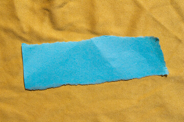 Fototapeta premium Ripped paper piece with edges