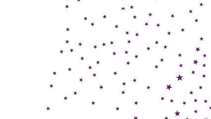 XMAS stars background, sparkle lights confetti falling. magic shining Flying christmas stars on night