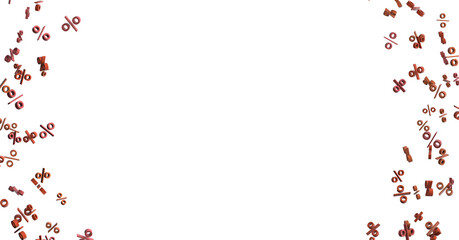 Blurred sale background. 3d