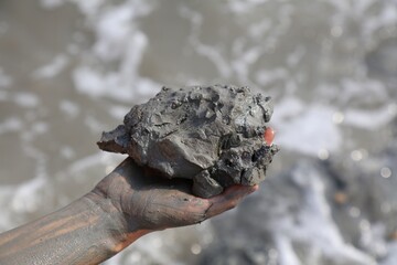 Dead Sea mud with therapeutic properties