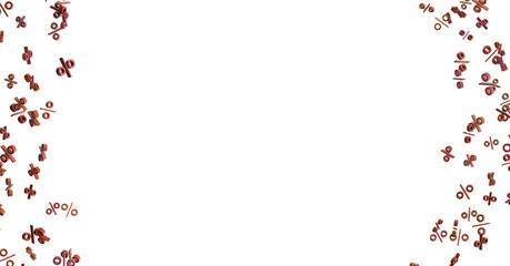 Blurred sale background. 3d