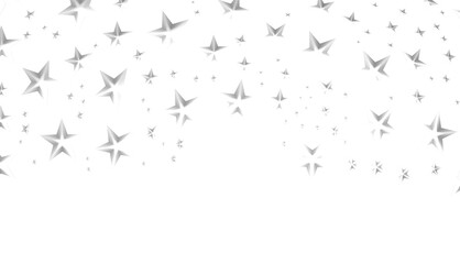 stars. Confetti celebration, Falling silver abstract decoration for party, birthday celebrate,