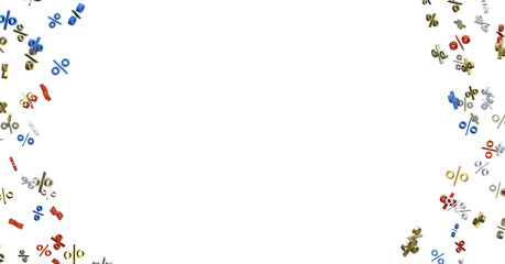 sale digital percent in hand