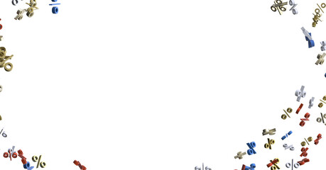 sale digital percent in hand