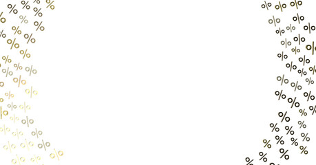 percent shopping digital in hand 3d.