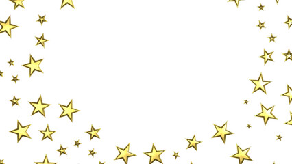 Obraz premium XMAS Stars - Glossy 3D Christmas star icon. Design element for holidays. -