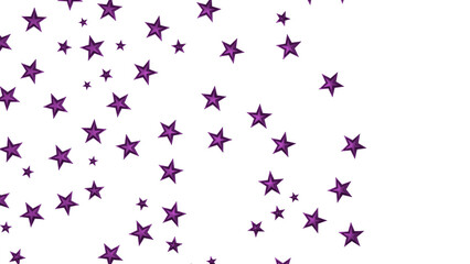 XMAS Stars - Festive christmas card. Isolated illustration white background. -