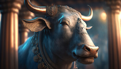 Nandi: The Divine Bull and Steadfast Companion of Lord Shiva