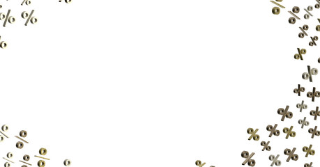 Fototapeta premium percent sign percentage icon interest rate