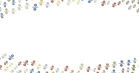 Blurred sale background.