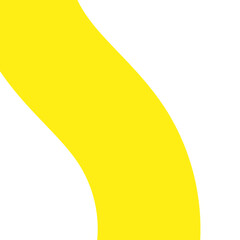 abstract yellow shape