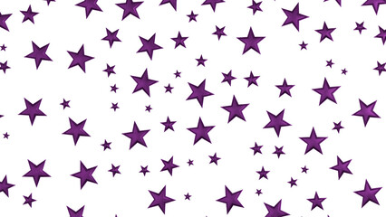 XMAS Stars - A gray whirlwind of magenta snowflakes and stars. New