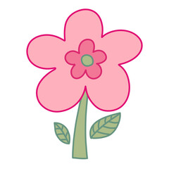 pink summer flower By BambouBLOSSY