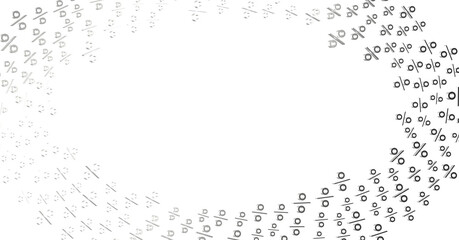 percent shopping digital in 3d. background - 3D percent rain illlustration