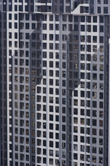 Fototapeta na wymiar Full frame shot of modern building in Kuala Lumpur