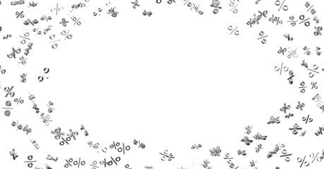 sale digital percent in hand