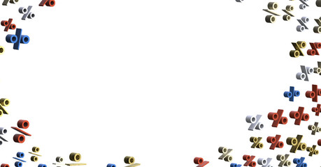 sale digital percent in hand