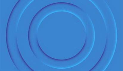 Abstract circles with radial layers. Vector 3d illustration. Cover layout template.