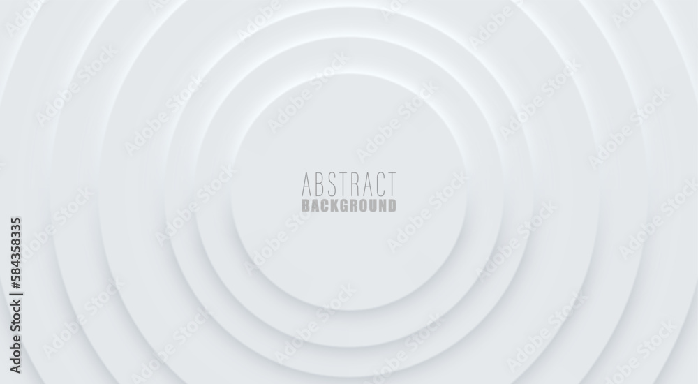 Wall mural Modern abstract background vector. Elegant circle design