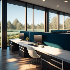 Fototapeta premium Office