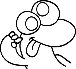 funny doodle dinosaur © Katerina