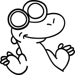 dunny doodle dinosaur © Katerina