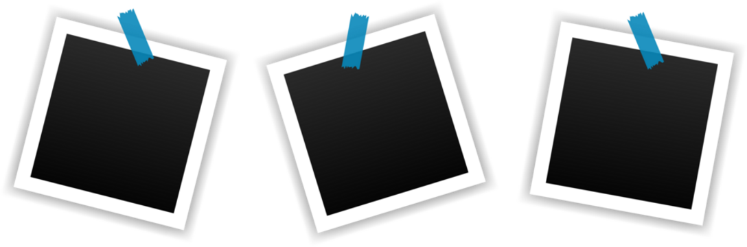 Realistic picture frame mockup rectangle, square collection. Blank frame border mockups. Isolated Black and white pictures frames mock-up on transparent background. PNG image	 - Powered by Adobe