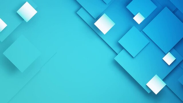 Abstract geometric rectangle blue coloured background, spot rectangle white gradient, 4k resolution.
