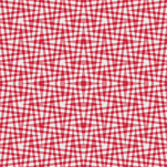 Vector seamless abstract ped-white cell diagonal pattern