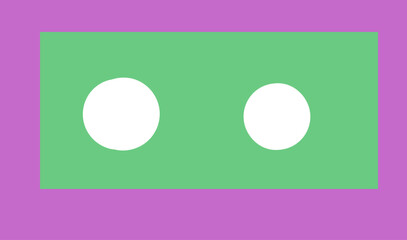 pink and green retro cassette