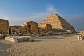 View of the ancient temples in Luxor, Egypt