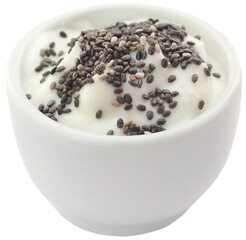 Yogurt with chia seeds