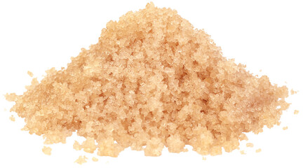 Coarse crystals of brown sugar - 584371940