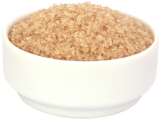 Coarse crystals of brown sugar
