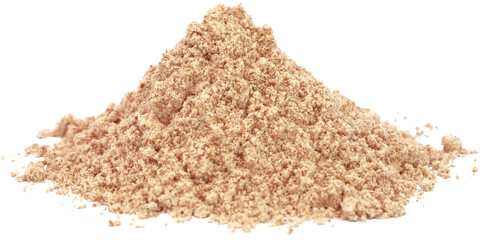 Coarse crystals of brown sugar