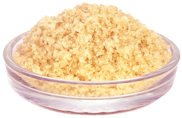 Coarse crystals of brown sugar